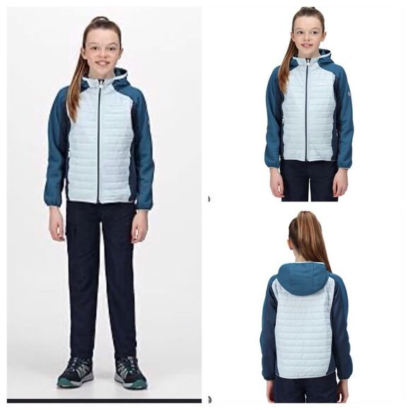 Regatta Youth Nano Puffer Jacket Hybrid Insulated Hooded Lightweight 9-10 Years